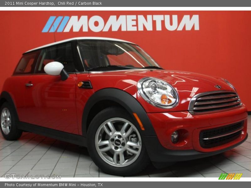 Chili Red / Carbon Black 2011 Mini Cooper Hardtop