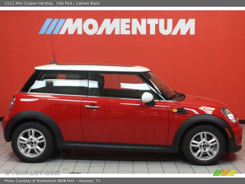 Chili Red / Carbon Black 2011 Mini Cooper Hardtop