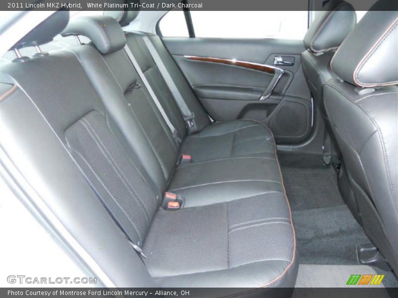White Platinum Tri-Coat / Dark Charcoal 2011 Lincoln MKZ Hybrid