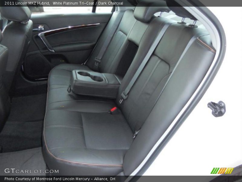 White Platinum Tri-Coat / Dark Charcoal 2011 Lincoln MKZ Hybrid