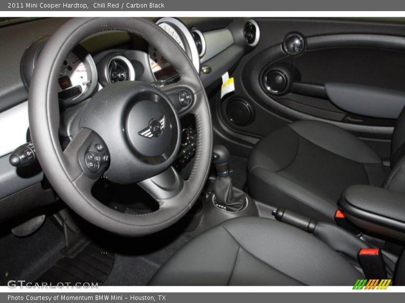 Chili Red / Carbon Black 2011 Mini Cooper Hardtop