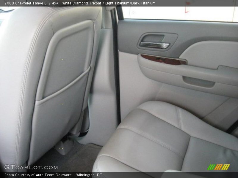 White Diamond Tricoat / Light Titanium/Dark Titanium 2008 Chevrolet Tahoe LTZ 4x4