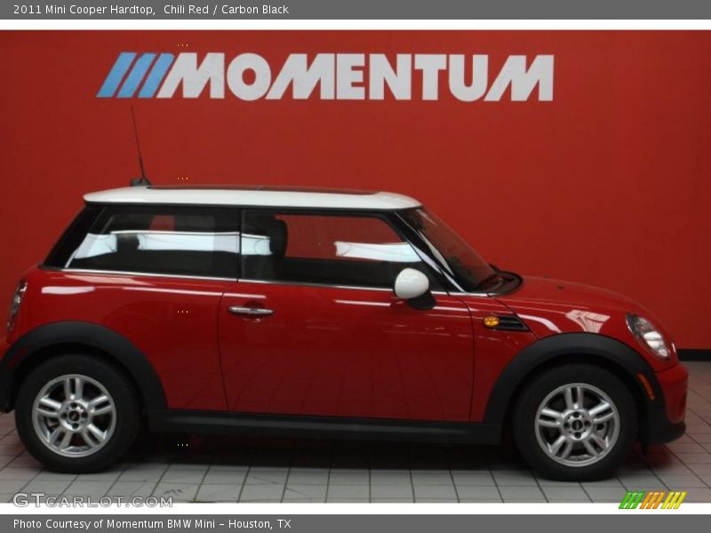 Chili Red / Carbon Black 2011 Mini Cooper Hardtop