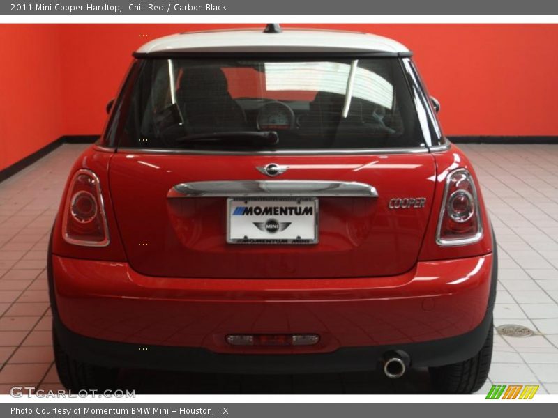 Chili Red / Carbon Black 2011 Mini Cooper Hardtop