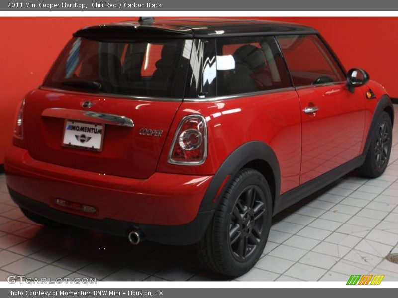 Chili Red / Carbon Black 2011 Mini Cooper Hardtop