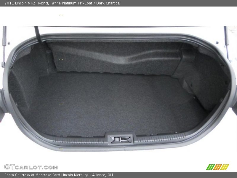 White Platinum Tri-Coat / Dark Charcoal 2011 Lincoln MKZ Hybrid
