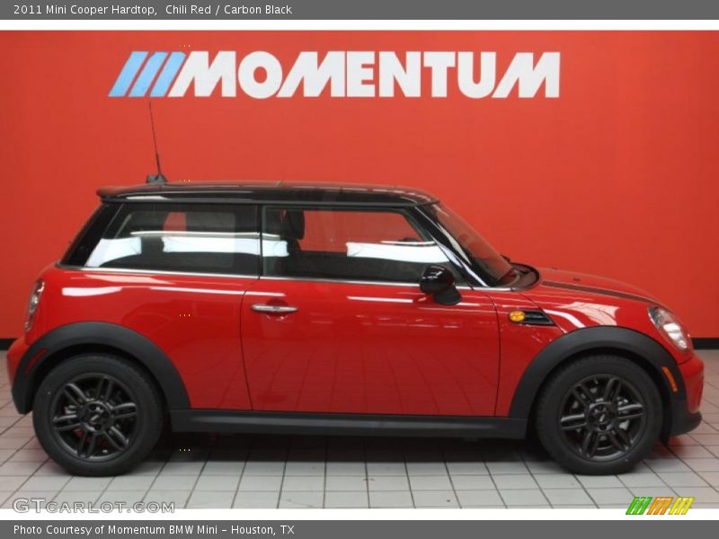 Chili Red / Carbon Black 2011 Mini Cooper Hardtop