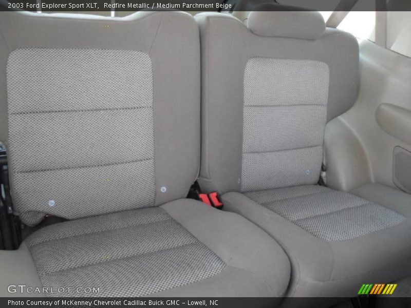Redfire Metallic / Medium Parchment Beige 2003 Ford Explorer Sport XLT