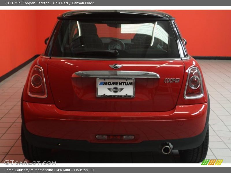 Chili Red / Carbon Black 2011 Mini Cooper Hardtop