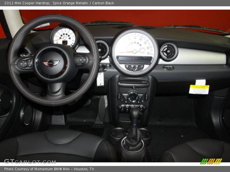 Spice Orange Metallic / Carbon Black 2011 Mini Cooper Hardtop