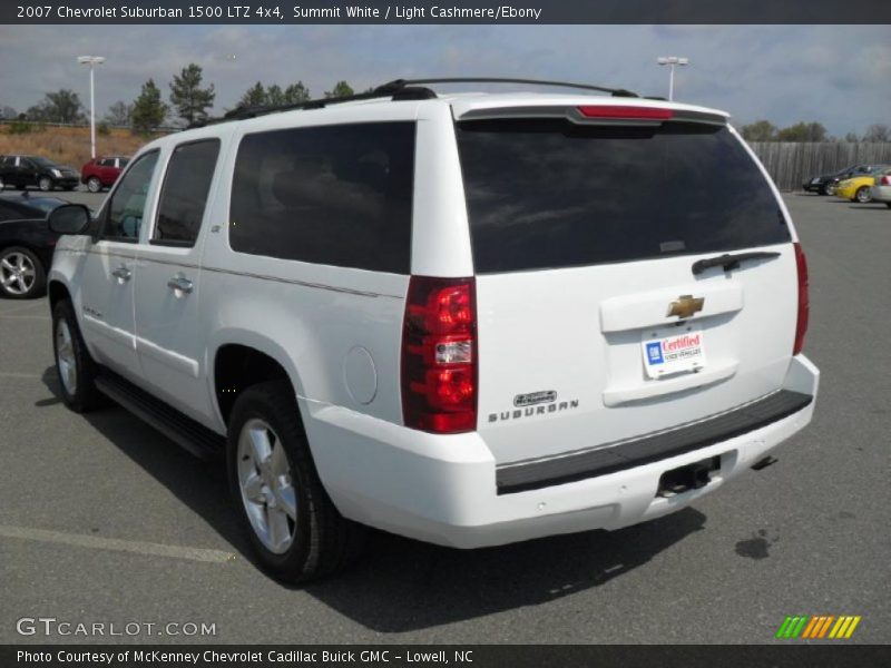 Summit White / Light Cashmere/Ebony 2007 Chevrolet Suburban 1500 LTZ 4x4
