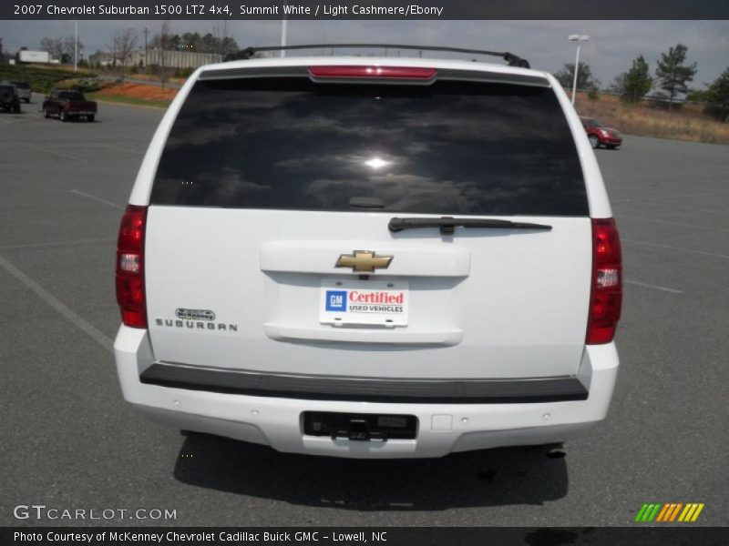 Summit White / Light Cashmere/Ebony 2007 Chevrolet Suburban 1500 LTZ 4x4