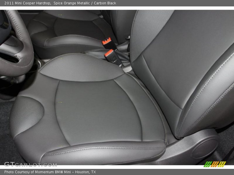 Spice Orange Metallic / Carbon Black 2011 Mini Cooper Hardtop