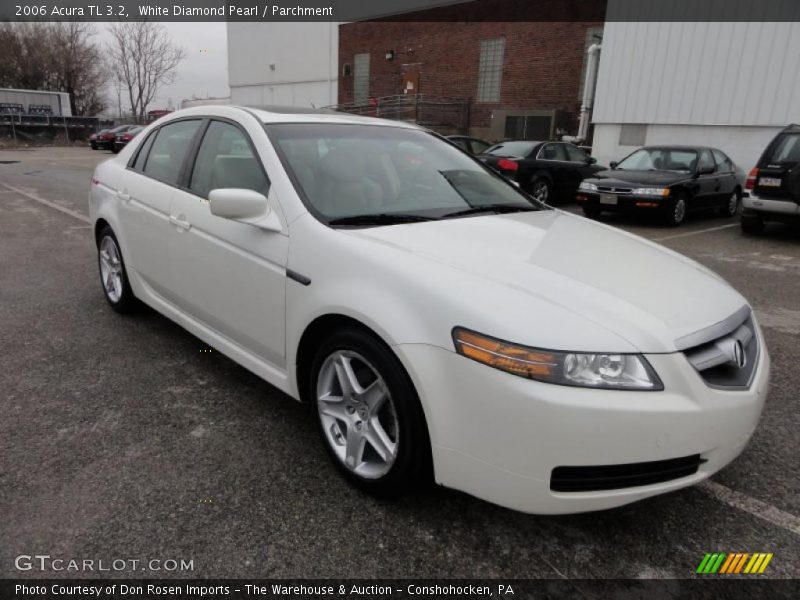 White Diamond Pearl / Parchment 2006 Acura TL 3.2