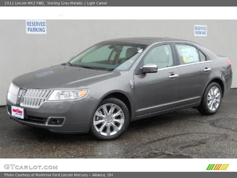 Sterling Grey Metallic / Light Camel 2011 Lincoln MKZ FWD