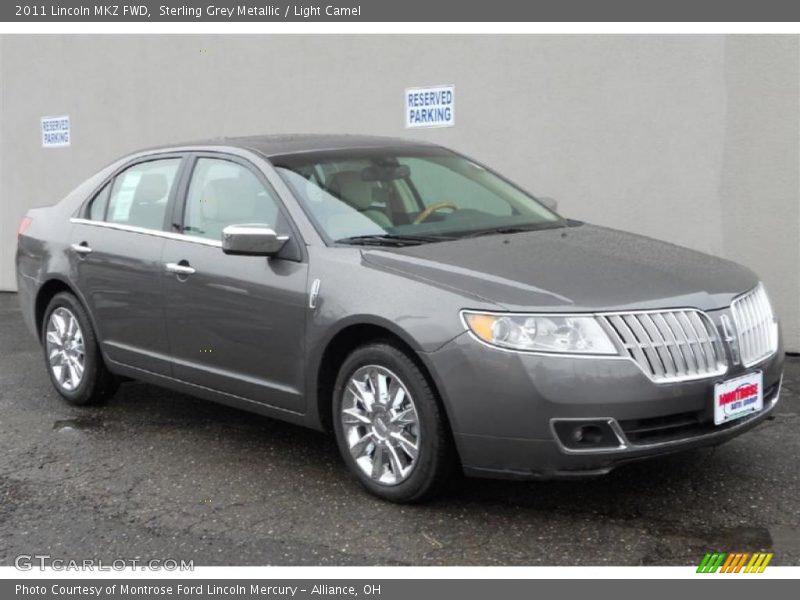 Sterling Grey Metallic / Light Camel 2011 Lincoln MKZ FWD