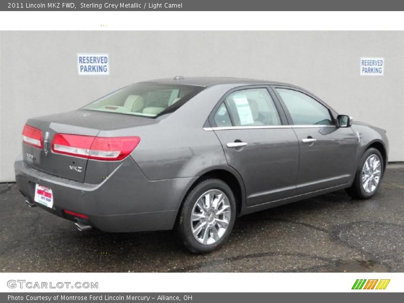 Sterling Grey Metallic / Light Camel 2011 Lincoln MKZ FWD