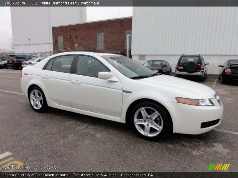 White Diamond Pearl / Parchment 2006 Acura TL 3.2