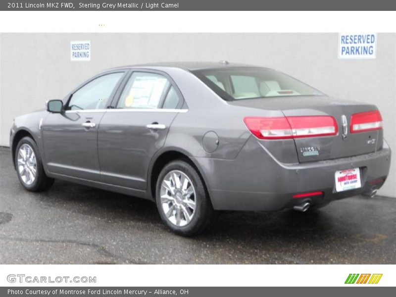 Sterling Grey Metallic / Light Camel 2011 Lincoln MKZ FWD