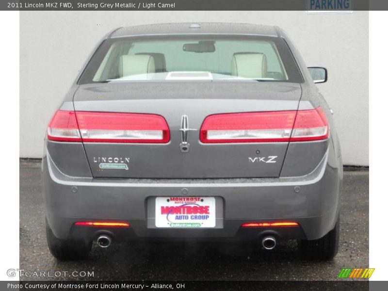 Sterling Grey Metallic / Light Camel 2011 Lincoln MKZ FWD