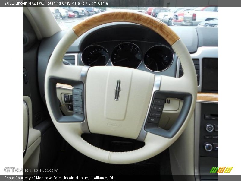Sterling Grey Metallic / Light Camel 2011 Lincoln MKZ FWD