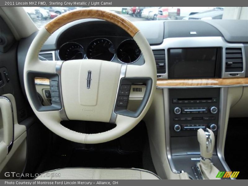 Sterling Grey Metallic / Light Camel 2011 Lincoln MKZ FWD