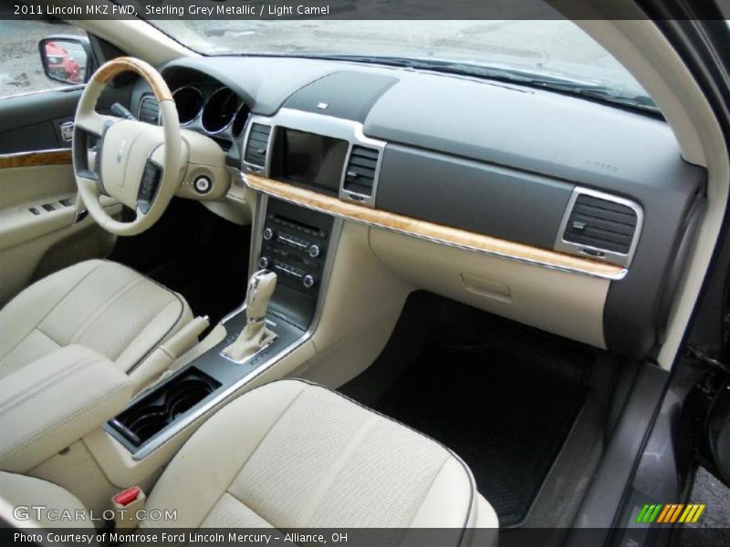 Sterling Grey Metallic / Light Camel 2011 Lincoln MKZ FWD