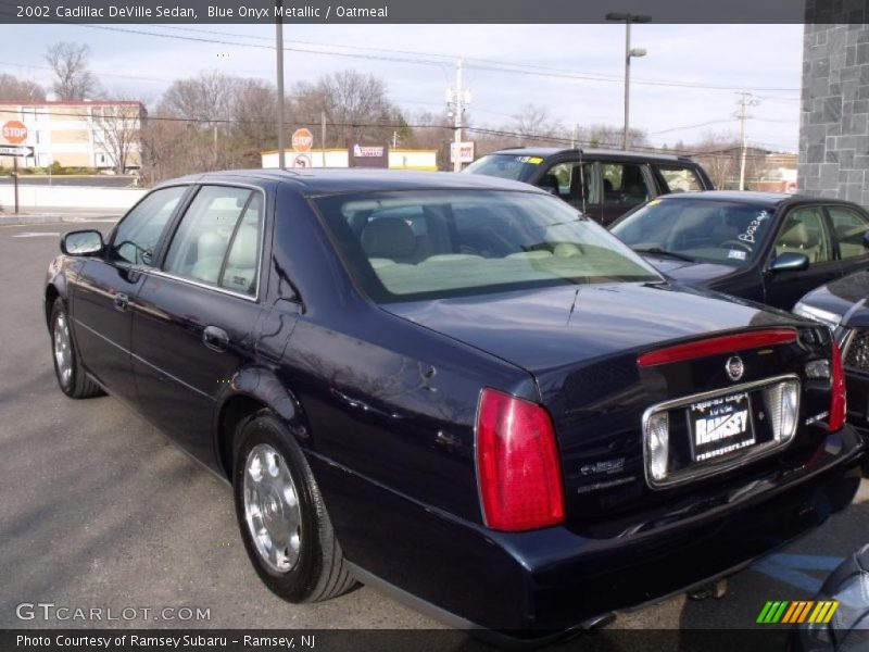 Blue Onyx Metallic / Oatmeal 2002 Cadillac DeVille Sedan