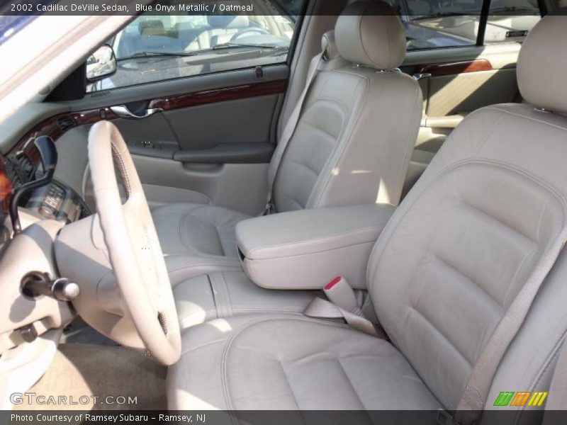 Blue Onyx Metallic / Oatmeal 2002 Cadillac DeVille Sedan