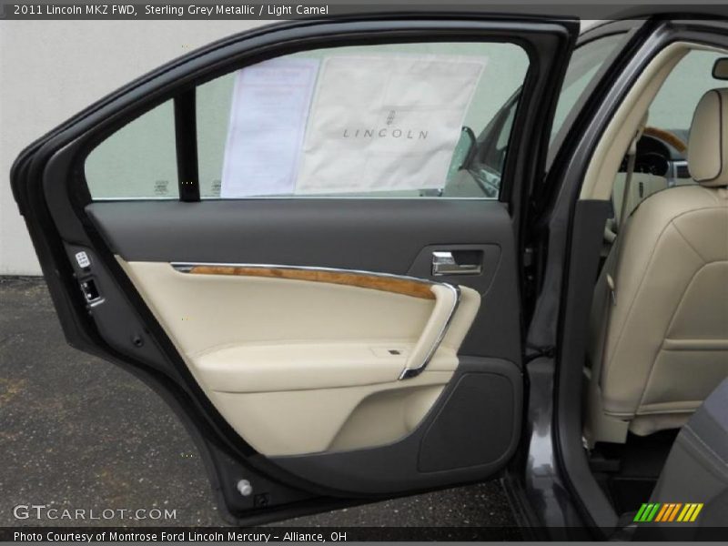 Sterling Grey Metallic / Light Camel 2011 Lincoln MKZ FWD