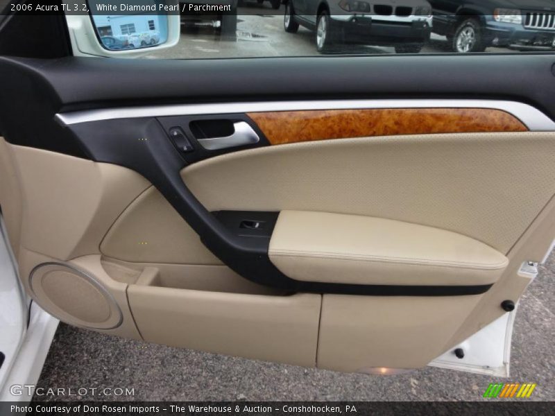 White Diamond Pearl / Parchment 2006 Acura TL 3.2