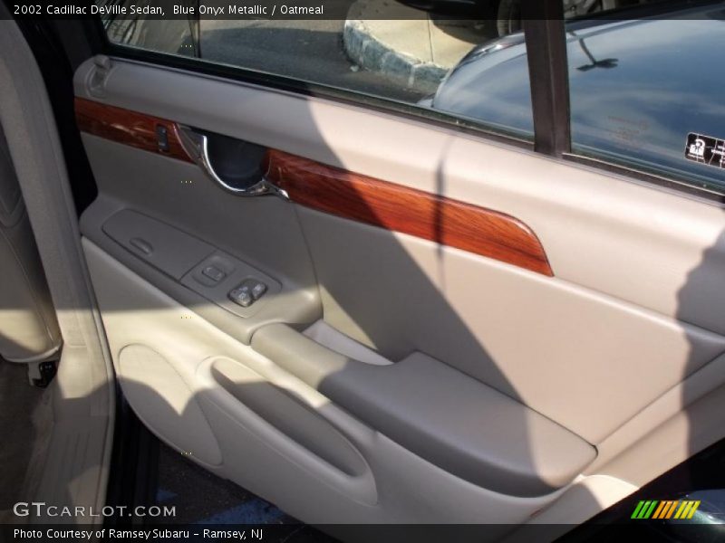 Blue Onyx Metallic / Oatmeal 2002 Cadillac DeVille Sedan