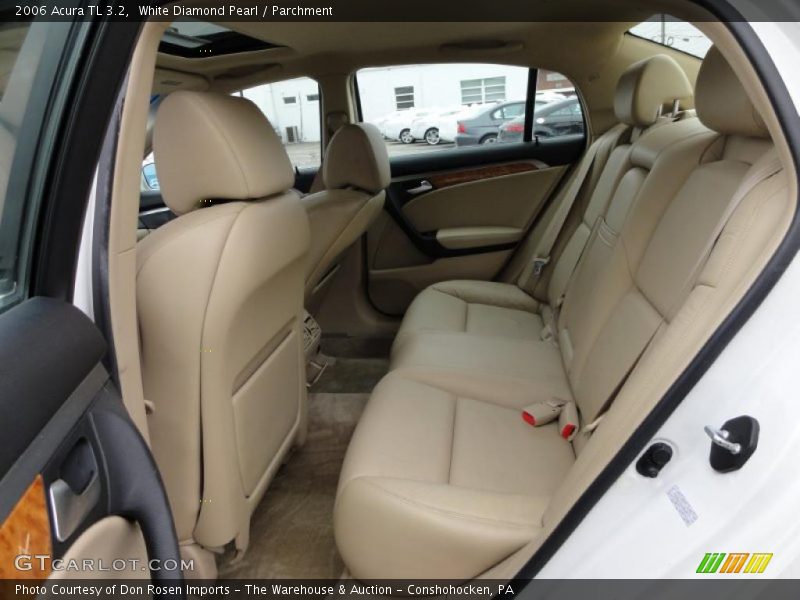 White Diamond Pearl / Parchment 2006 Acura TL 3.2