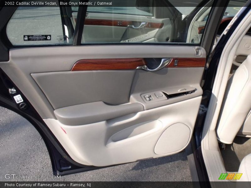 Blue Onyx Metallic / Oatmeal 2002 Cadillac DeVille Sedan