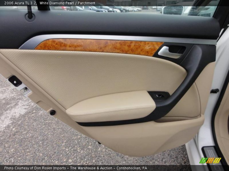 White Diamond Pearl / Parchment 2006 Acura TL 3.2