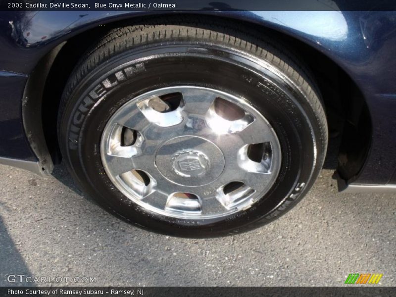 Blue Onyx Metallic / Oatmeal 2002 Cadillac DeVille Sedan