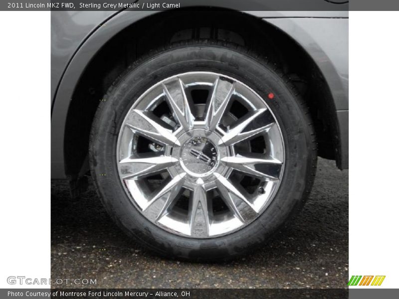 Sterling Grey Metallic / Light Camel 2011 Lincoln MKZ FWD