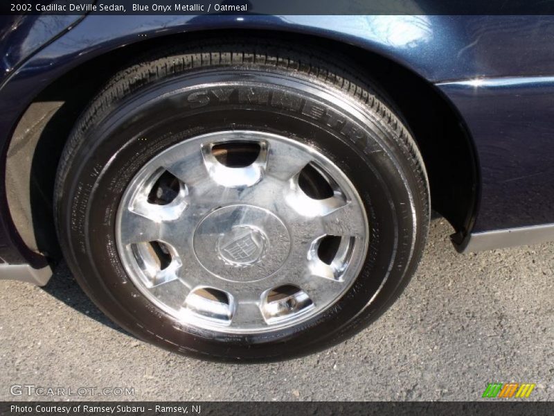 Blue Onyx Metallic / Oatmeal 2002 Cadillac DeVille Sedan