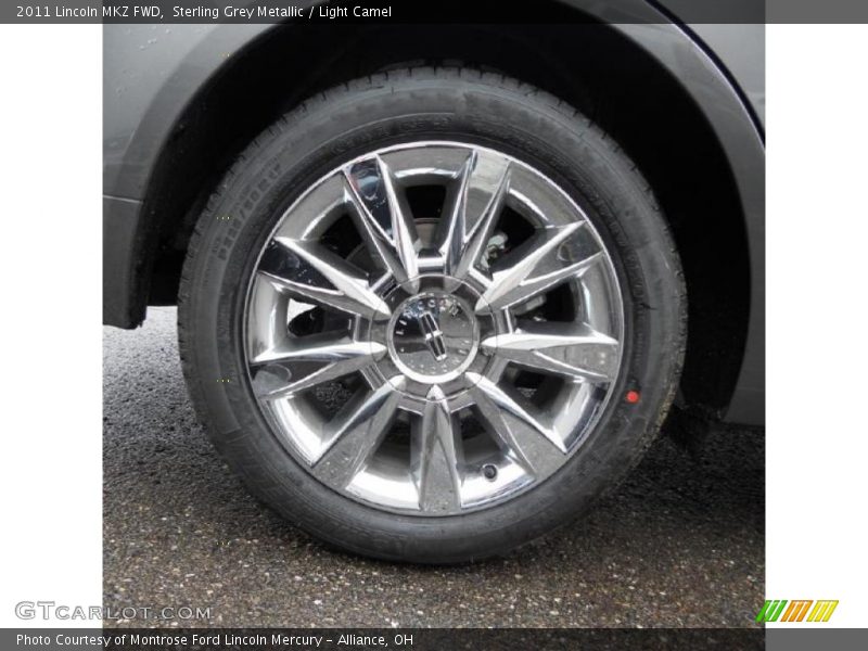 Sterling Grey Metallic / Light Camel 2011 Lincoln MKZ FWD