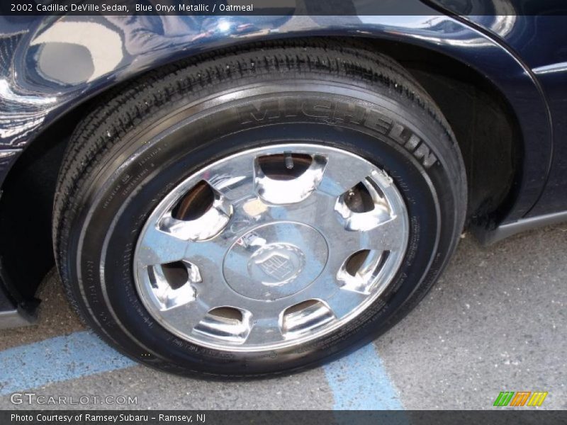 Blue Onyx Metallic / Oatmeal 2002 Cadillac DeVille Sedan