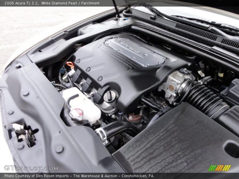 White Diamond Pearl / Parchment 2006 Acura TL 3.2