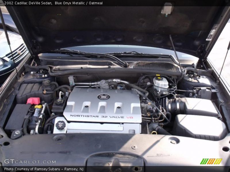 Blue Onyx Metallic / Oatmeal 2002 Cadillac DeVille Sedan