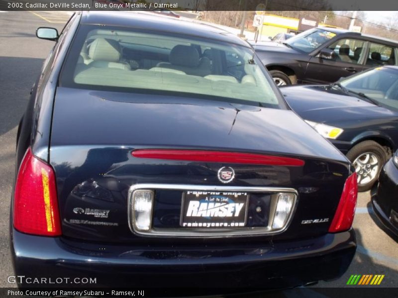 Blue Onyx Metallic / Oatmeal 2002 Cadillac DeVille Sedan