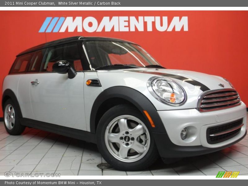 White Silver Metallic / Carbon Black 2011 Mini Cooper Clubman