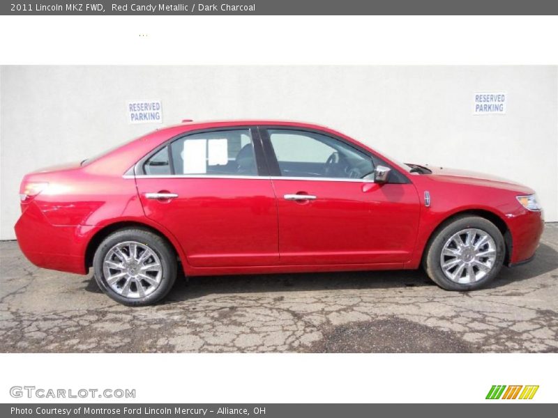 Red Candy Metallic / Dark Charcoal 2011 Lincoln MKZ FWD