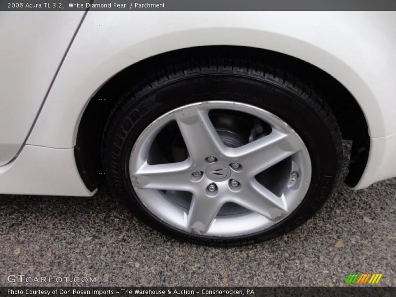 White Diamond Pearl / Parchment 2006 Acura TL 3.2