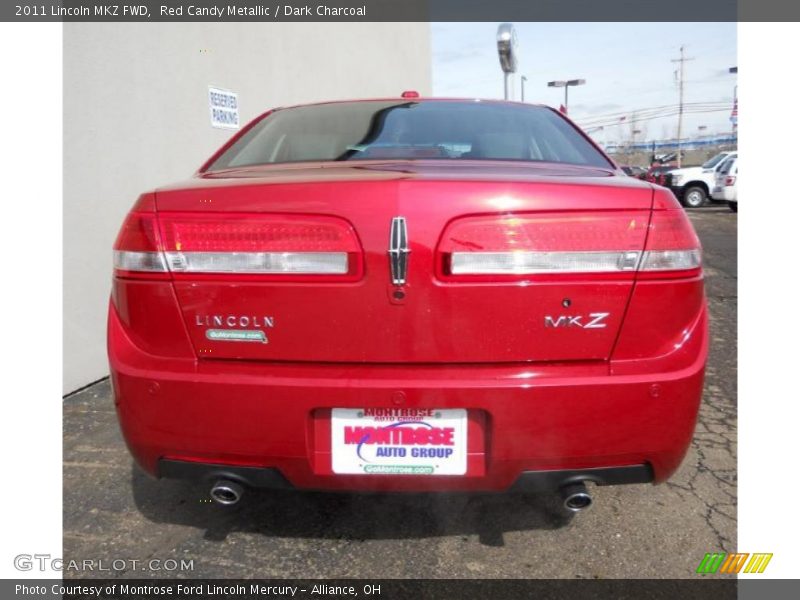 Red Candy Metallic / Dark Charcoal 2011 Lincoln MKZ FWD