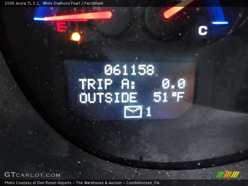 White Diamond Pearl / Parchment 2006 Acura TL 3.2