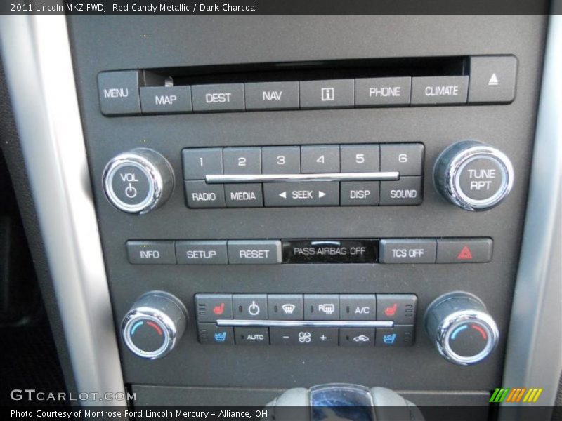 Red Candy Metallic / Dark Charcoal 2011 Lincoln MKZ FWD