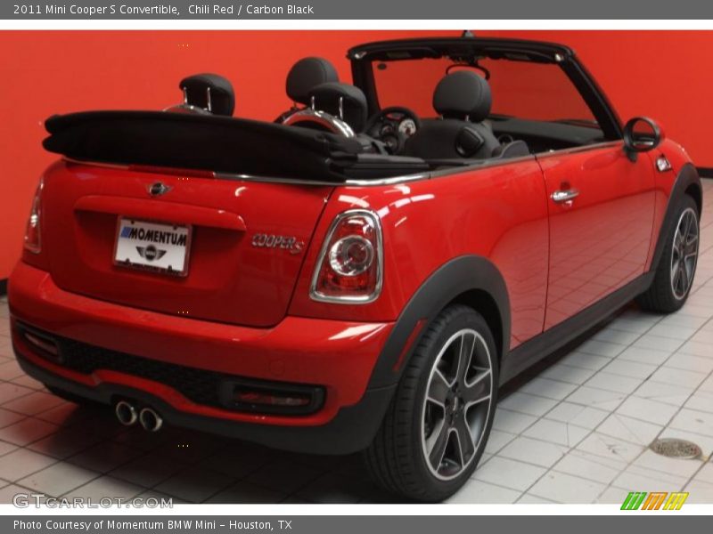 Chili Red / Carbon Black 2011 Mini Cooper S Convertible